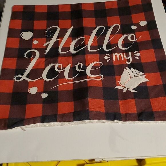 VALENTINES DECOR PILLOW COVER  SET THREE - Picture 3 of 3